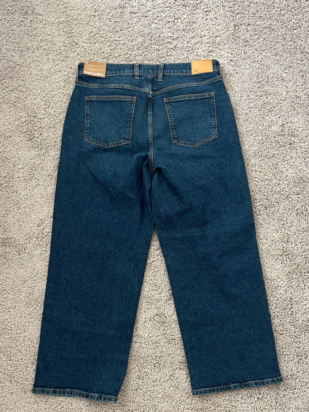 Eddie Bauer authentic Voyager every day, easy crop high rise jeans NEW NWT - Picture 5 of 10